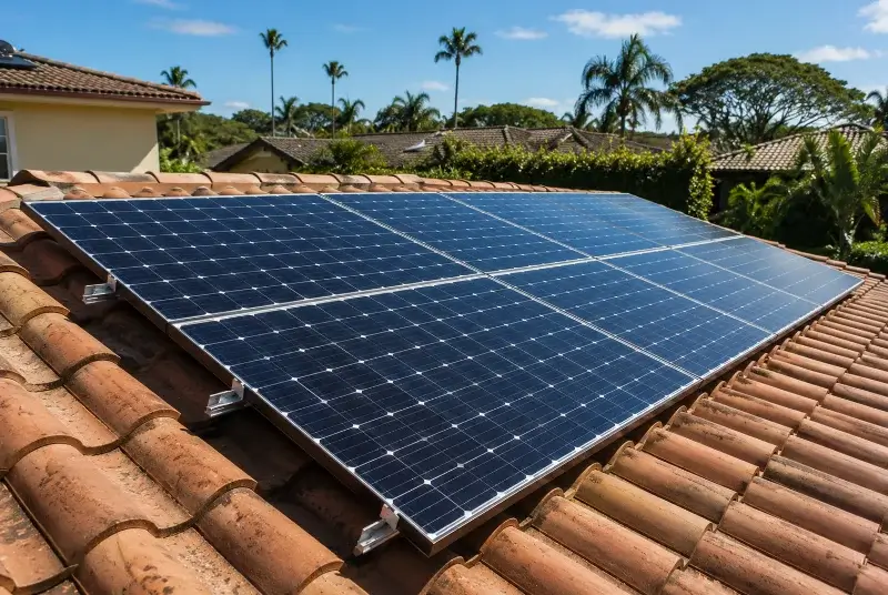 Installation de panneaux solaires à Combas
